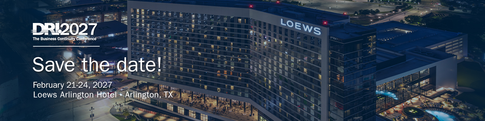 DRI2027 Save the Date